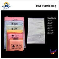 HM Plastic Bag / Plastic Bungkus / Plastic Bungkus Dabao / Plastic Bag 500g (5x8)(6x9)(7x10)(8x12)