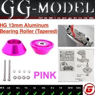 REP TAMIYA 95497 hg 13MM TAPERED ALUMINUM ROLLERS RINGLESS PINK