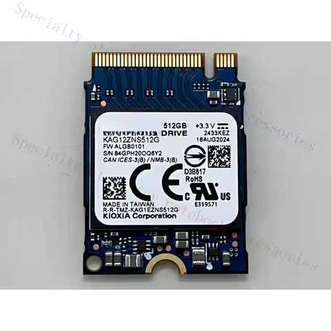 A+ for Kioxia KAG12ZNS512G 512GB SSD M.2 2230 NVMe PCIe 3 x 4 SSD FOR Steam Deck Latop