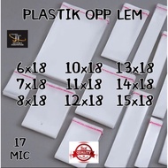 OPP PLASTIC GLUE size 6x18 7x18 8x18 10x18 11x18 12x18 13x18 14x18 15x18.