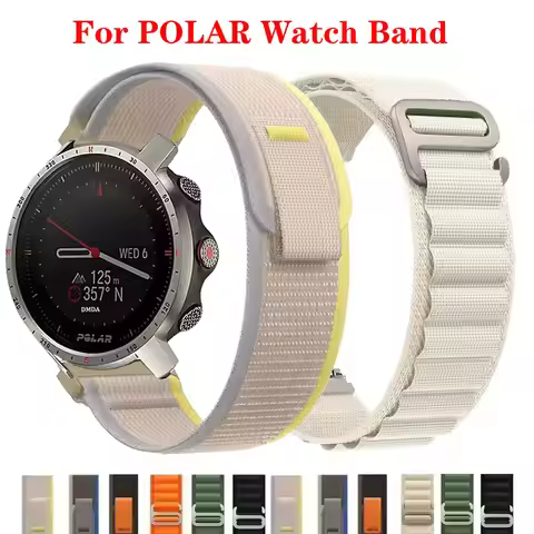 20mm 22mm Alpine Nylon Strap For Polar Vantage V3 M2/M Grit X Pro Titan Trail Loop Wristband For Pol