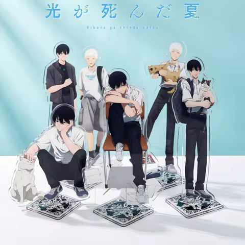 Anime The Summer Hikaru Died Acrylic Stand 15CM Double Sided Print Ichiro Sato Yoshiki KeyRing Desk 