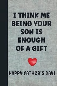 Fathers Day Gift From Son: Personalized Father's Day For Dad Funny Father s Day Card Alternative Jou