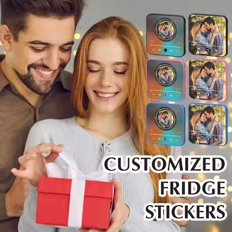 Custom Music Album Fridge Magnet Personalized Music & Customizable Song Player with Magnet Unique Al