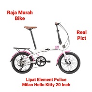 Sepeda Lipat Element Police Milan 20 Inch Hello Kitty Police Milan Hello Kitty 20 Inch