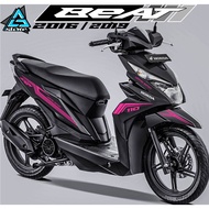 STRIPING CUTTING ICON/BT.205/STICKER BEAT FI 2016-2019 MOTORCYCLE STRIPING/ MOTORCYCLE STICKER/LIS B