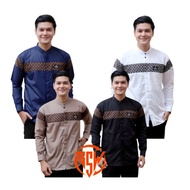 Koko Shirt For Adult Men Long Sleeve With The Latest Combination Of Batik Motifs