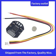 The AS5048A Magnetic Induction Angle Measurement Sensor Module Features A 14-Bit High- SPI Interface