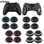 URBAGMY 4pcs Cover   Game Silicone Thumb Stick Grip for PS3 PS4 XBOX One
