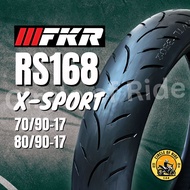 [2025] FKR RS168 X-SPORT DWI Compound Tayar Motosikal 90/80-17 110/70-17 120/70-17 Tubeless