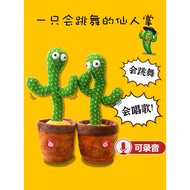 Dancing Cactus Can Sing Enchanting Flower Twisted Talking Funny Children's Toy Girl