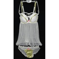 Lingerie sexy baju tidur sleepwear amitie (victoria secret la senza