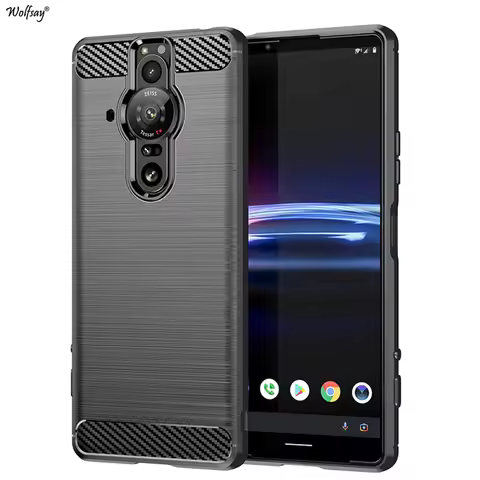 For Sony Xperia Pro-I Case Soft Silicone Cover for Sony Xperia Pro I Case Rubber Simple Silm Matte C