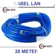 20m Cat5e LAN Cable 20 meter Cat 5 UTP Factory Cable Installed RJ45 SSKACC-COMPUTER