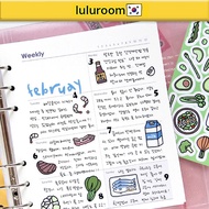 [Jamstudio] A6 Wide 6 Holes Planner Refill paper