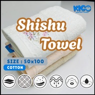 [KICO] Shishu Towel Sulam 100% Cotton (50cm x 100cm) | Bath Towel, Hand Towel , Face Towel