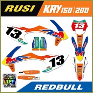 ✧ ㍿ ✿ RUSI KRY 150/200 Full Decals Sticker Body