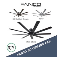 FANCO E-Lite 48/52/60/72 Inch DC Ceiling Fan