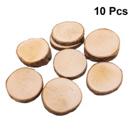 factory 10pcs Creative Decorative Writing Drawing Painting Decoration Natural Wood Pieces Wood Slice