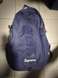 Supreme ss24 navy backpack 書包