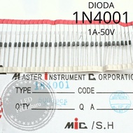 DIODE 1N4001 IN4001 1N IN 4001 DIODE 1A 50V DO41