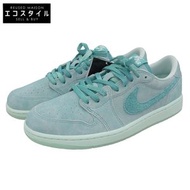近乎全新的 Nike WMNS AIR JORDAN 1 WASHED TEAL 女運動鞋，淺藍色，尺寸 28.5cm (HQ811-300)，尺寸 11.5 (US)。