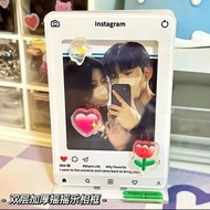 Hot salesSmall card display rack Photo card display rack 520 Gift Acrylic Creative 10cm Polaroid Pho