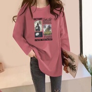 Women's Oversized Long Sleeve T-Shirt/ Women's Distro T-Shirt/ Oversized Streetwear T-Shirt Distro T
