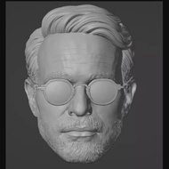 Headsculpt HS Head Matt Murdock with Glasses Daredevil Born Again Charlie Cox ADAM Muff Toys Notan N