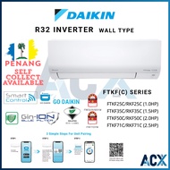 DAIKIN R32 Inverter FTKF (C) Series AIRCOND 1.0HP 1.5HP 2.0HP 2.5HP BUILT-IN WIFI GIN-ION