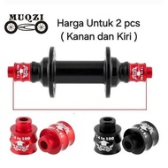 Muqzi 74mm to 100mm Bicycle Front Hub Adapter Converter Extension Bicycle Hub Connection