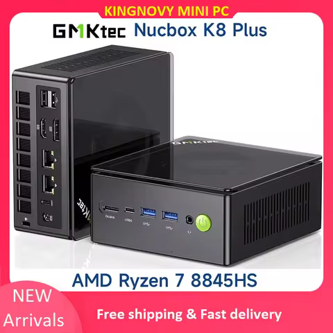 GMKtec Oculink Gaming PC K11 K8 Plus M7 AMD Ryzen 9 8945HS 8845HS 6850H 2*USB4 2*DDR5 2*2.5G LAN Win