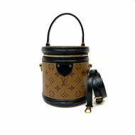 LV 雙色原花Cannes手提斜背罐頭包 M43986