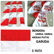 MATA Zig zag pennant flag 8 eyes 17 August 1945 garuda pennant cloth 8 eyes