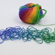 1 Pcs Household Roll Soft Wool Crochet Baby Yarn Baby Knit Wool Yarn Knitting Rainbow Yarn Knitting 