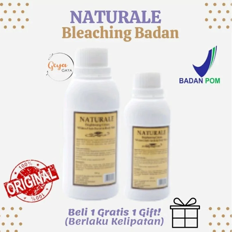 NATURALE BRIGHTENING CREAM  FACIAL &amp; BODY SKIN NATURALE BLEACHING BADAN