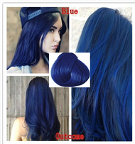 Blue Saloon Professional Hair Color Dye Cream HAIR COLOR DYE CREAM PEWARNA RAMBUT permanent dye Musl