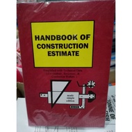 HANDBOOK OF CONSTRUCTION ESTIMATE