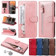Phone Case For Realme C75 C73 C71 C67 C63 C61 C53 C51 C55 C65 Note 60X 50X 60 50 5G Zipper Wallet Ca