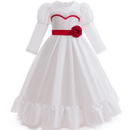 【Kids clothes】 Girl Princess Dress Summoning 4 Annabelle Cosplay Costume Birthday Party Performance 