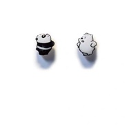 🐼 Cute Mismatched We Bare Bears Earrings