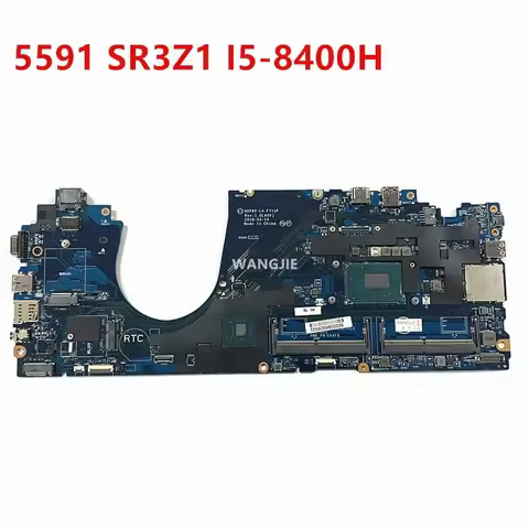Laptop Motherboard For DELL Latitude 5591 Mainboard DDP80 LA-F711P CN-0DMR52 CN-04MVFR SR3Z1 I5-8400