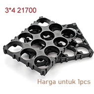 LP99 Plastic Bracket Battery Bracket 21700 Lithium Battery Holder 3x4 12 Slots