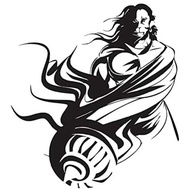 Car Hanuman Sticker Sticker high quality glossy