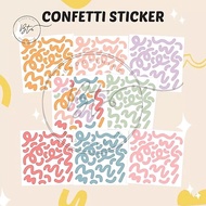 [B172] CONFETTI aesthetic Sticker