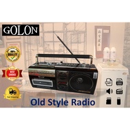 GOLON  RX-M70 USB  FM / MW / SW1 / SW2  Radio Cassette Recorder + USB / SD / MP3 / WMA / Player  REA