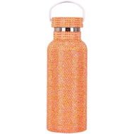 Bling Water Bottle Rhinestone,17oz Bling Tumbler,Diamond Water Bottle with Handle and Lid,Glitter Wa