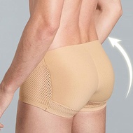 Vdpa Sexy Hip Bum Lifter Padded Underpants Shapewear Panties Black Boxer Fake Bum Shapers Underwear Shorts for Men