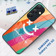 Softcase Glass Kaca SAMSUNG M15 (5G) - Case Handphone SAMSUNG M15 (5G) [T24]