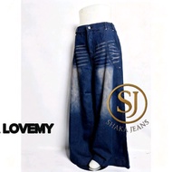(SCENA LOVEMY) Fit BB 60 - 80 Kg Jeans made of thickness 9oz oversize jeans – Comfortable